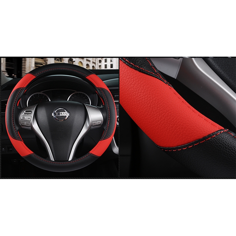 l Toyota Cow Leather Steering Wheel Cover Camry Vios Altis Rush Avanza