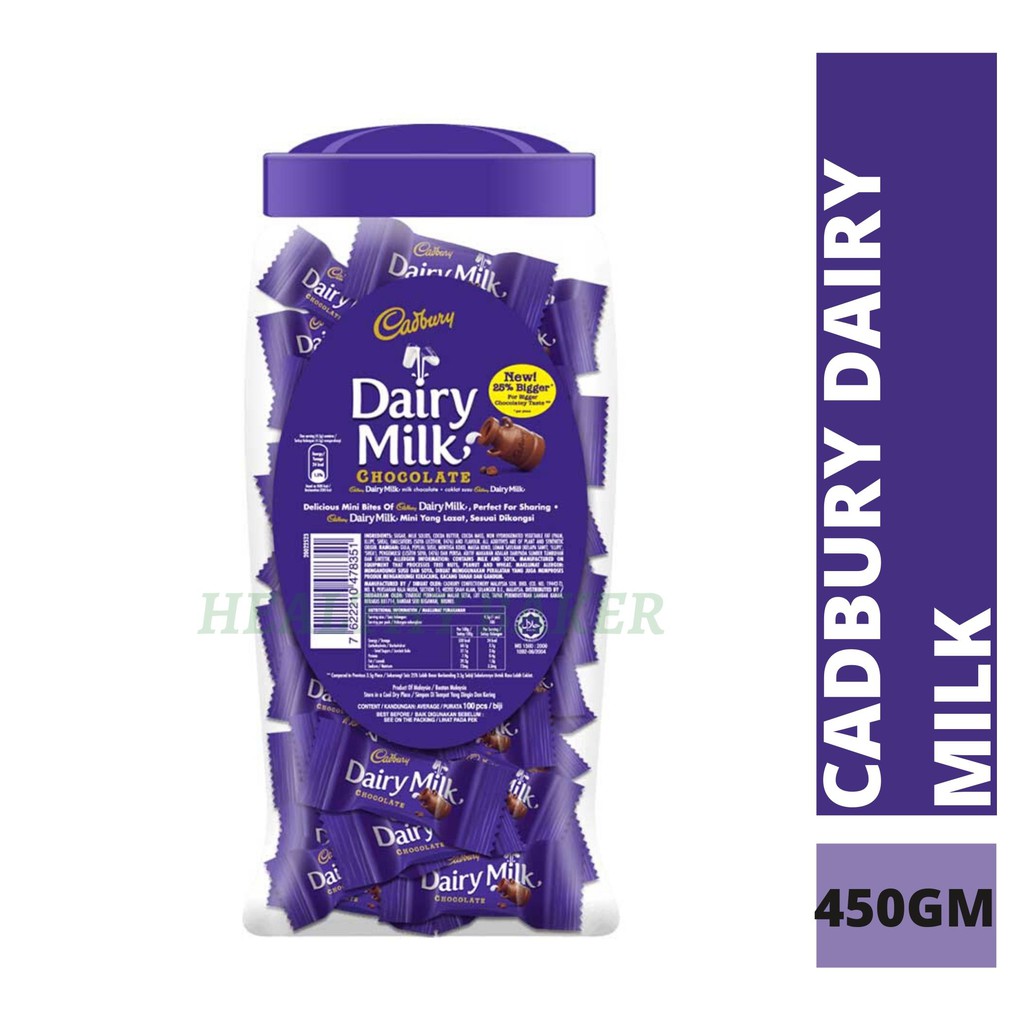 Cadbury Dairy Milk 450G (100+Pcs) Shopee Malaysia