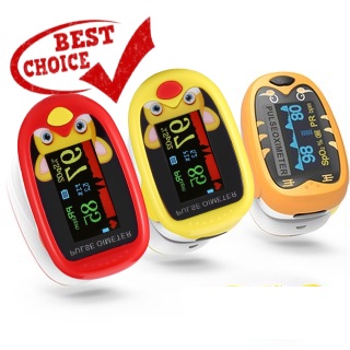 Children Rechargeable Fingertip Pulse Oximeter Pediatric Oximeter Monitor for Kids Infant Baby