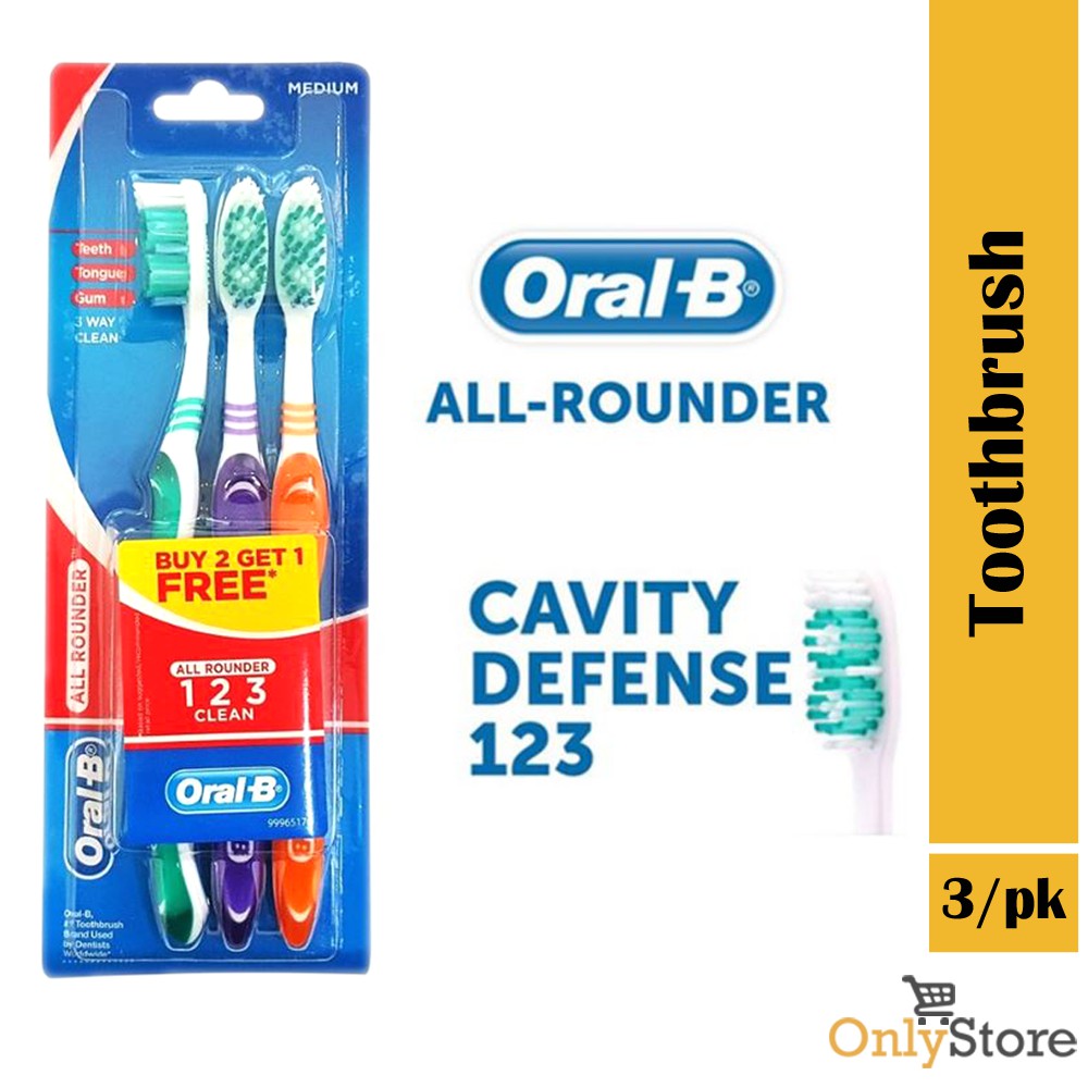 oral b all rounder 123 toothbrush