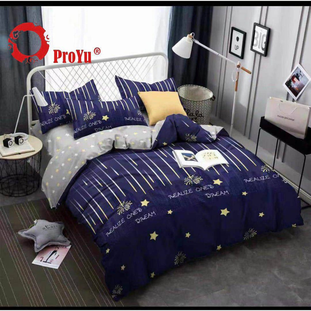 Big Sale 5 In 1 Queen King Size Bed Sheet Bedding Set With Comforter Shopee Malaysia