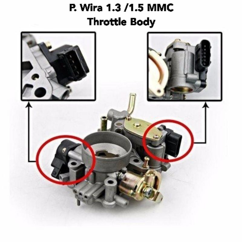 Proton Wira Satria 1 3 1 5 Mmc Throttle Body Shopee Malaysia