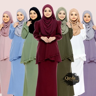 baju kurung moden mint green