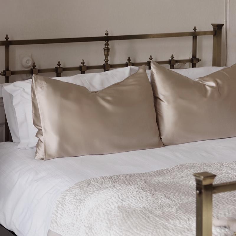 Grace Satin Silk Pillow Case Silk Satin Pillow Case Silk Slip Cover House of Sanaa