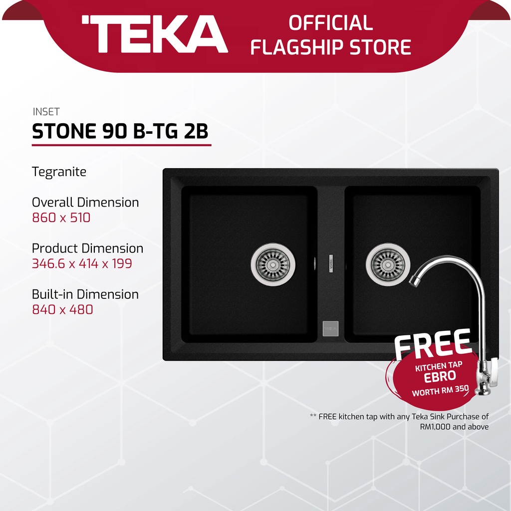 TEKA Stone 90 GRANITE SINK Shopee Malaysia   Fd913b7755ad599fd65b745a90c2608b