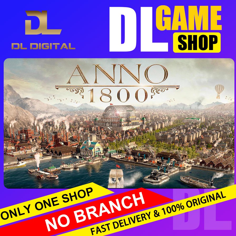 Anno 1800 Pc Uplay Original Game Shopee Malaysia