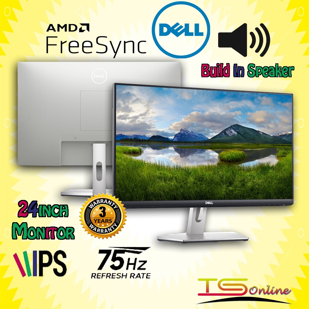 Dell S2421H / S2421HN 24" Inch IPS / 75HZ / 4MS / Amd FreeSync Full HD ...