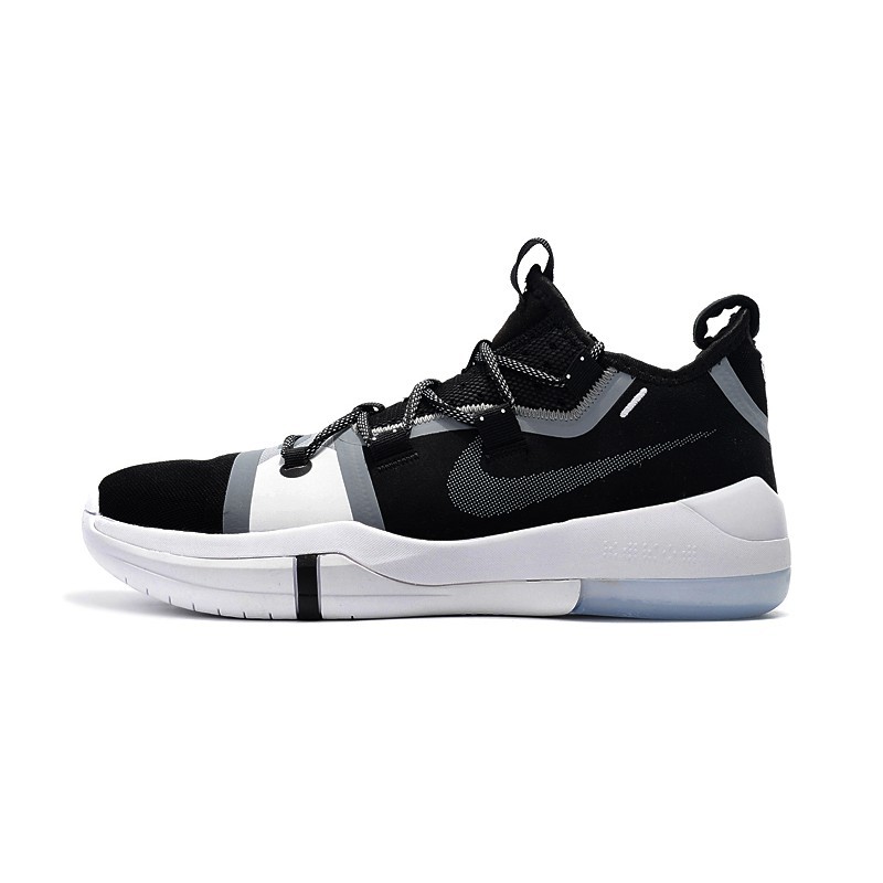 kobe bryant shoes black and white