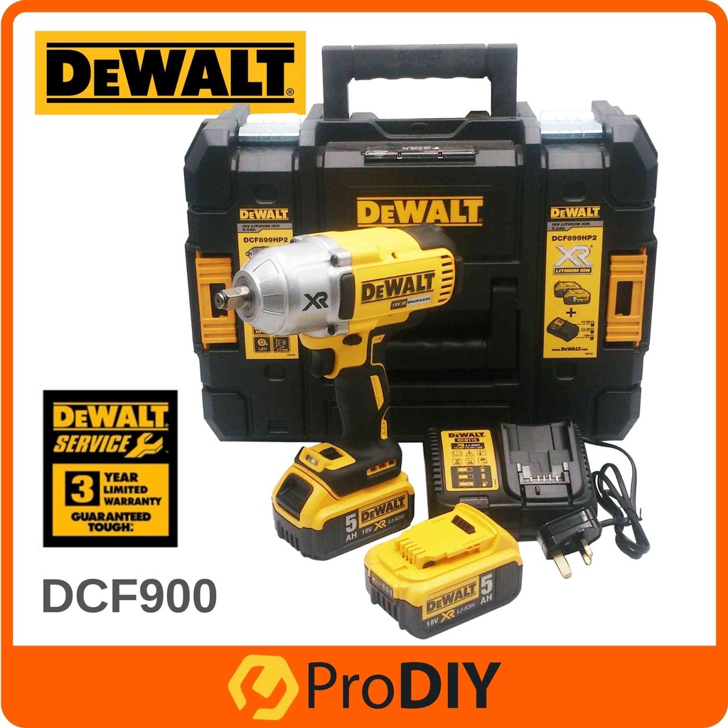 DEWALT DCF900 XR 20V Cordless 1/2" Brushless High Torque Impact Wrench