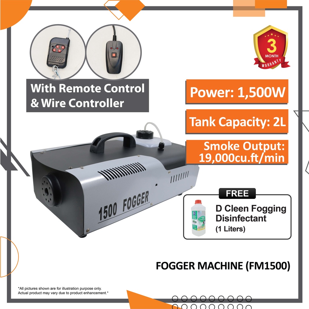 FOGGING MACHINE - FM1500 (1500W) | Shopee Malaysia