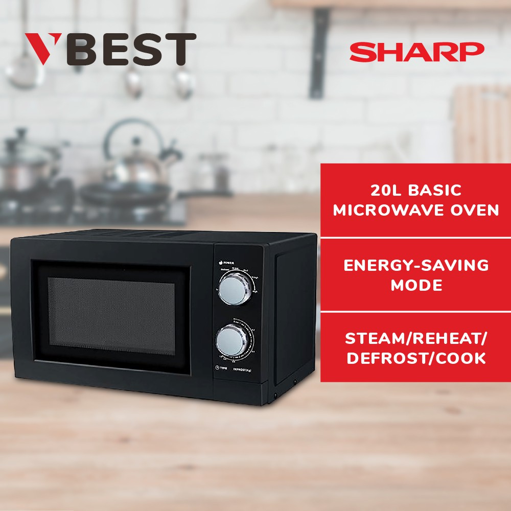 SHARP 20L Microwave Oven R219EK Shopee Malaysia