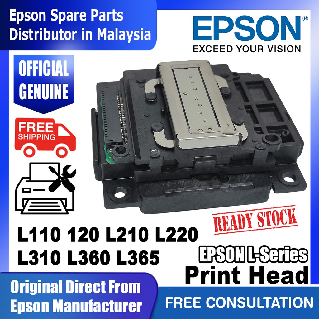 💯 Original Epson New Print Head L110 L120 L210 L220 L310 L360 L365 L455 Printer Printhead 1859