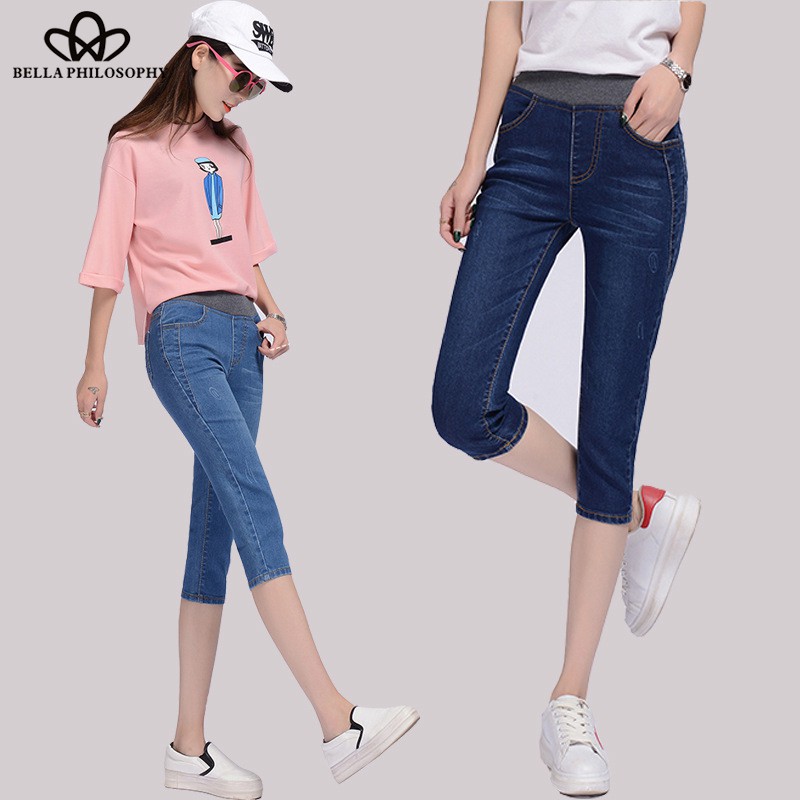 three fourth jeans for ladies