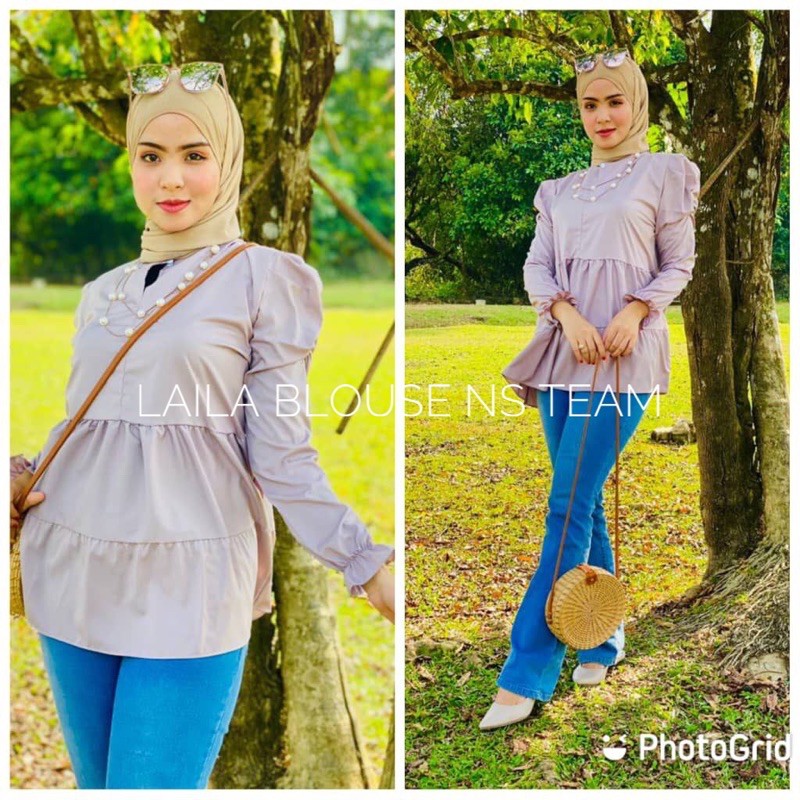 Buy Ready Stock Laila Blouse Viral Seetracker Malaysia