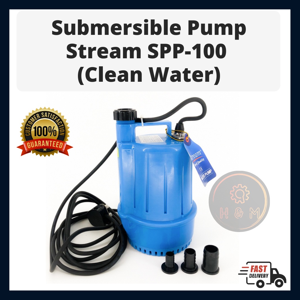 Submersible Pump 潜水泵Stream SPP-100 (Clean Water) BRAND: Stream | Shopee  Malaysia