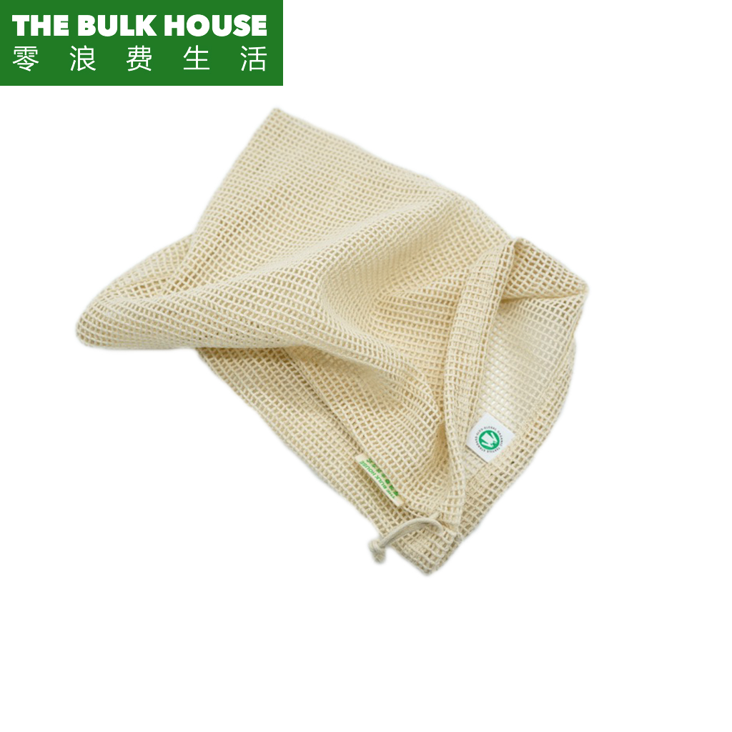 Beg Kain Kapas Organik Cotton Mesh Bag Buah-Buahan dan Sayur-Sayuran ...