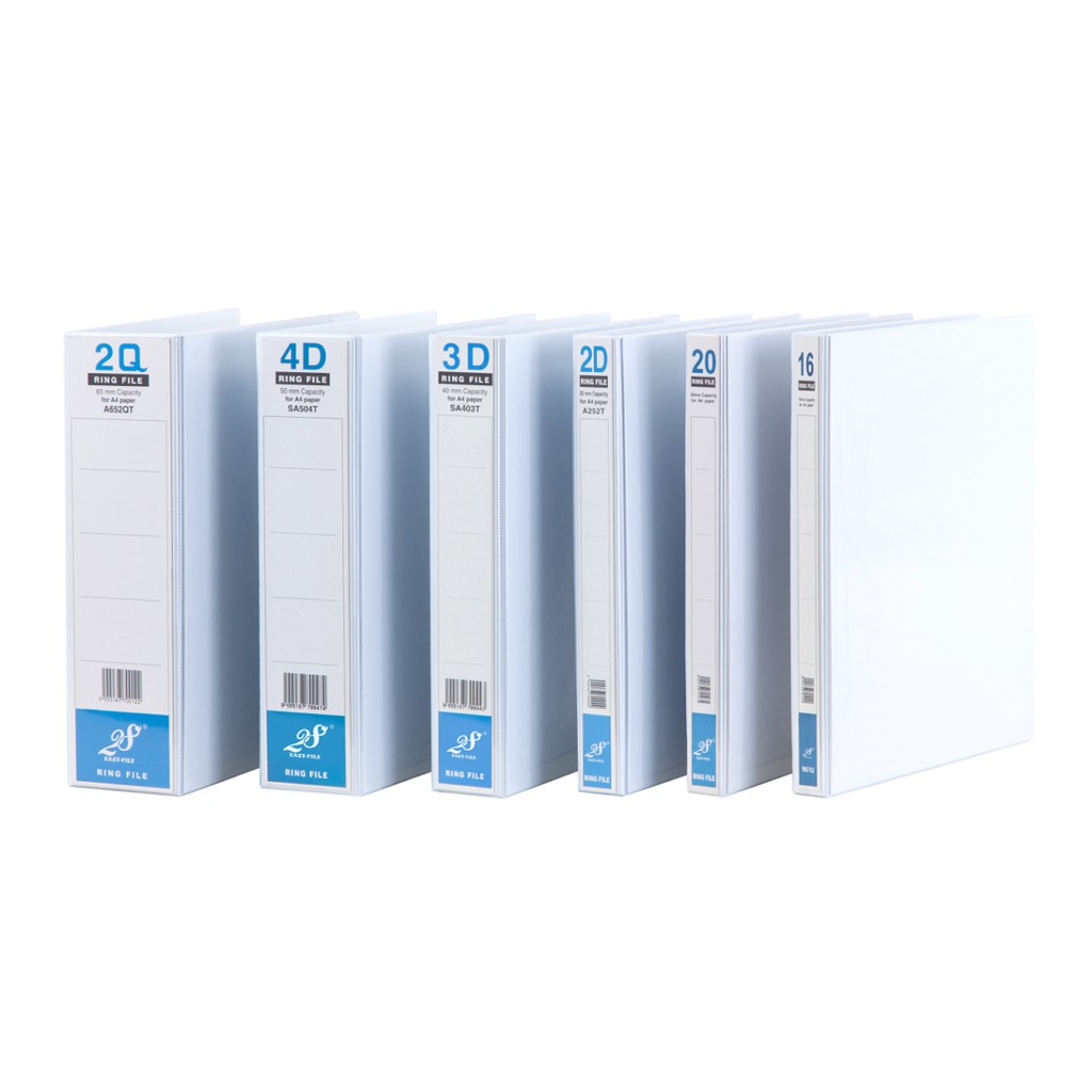 binder a4 2d ring pvc 25mm blue