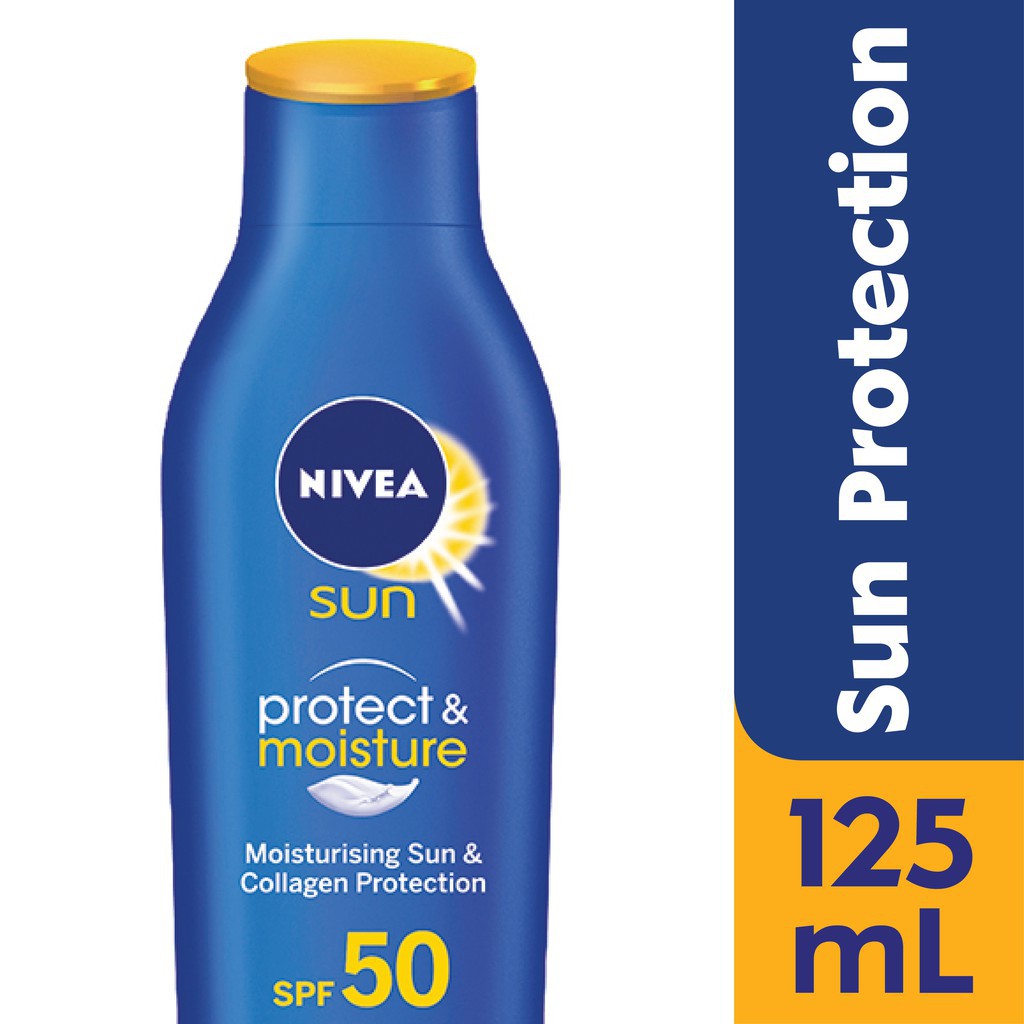 Nivea Sun Protect And Moisture Lotion Spf 50 125ml Shopee Malaysia 