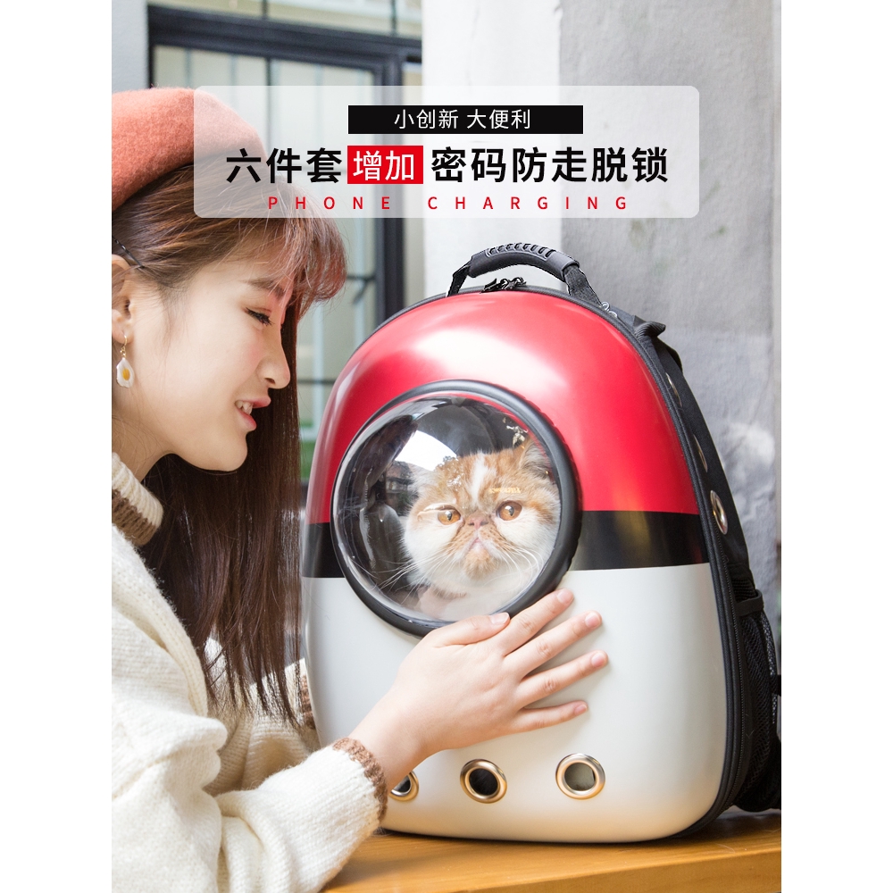 Astronaut Capsule Pet Cat Dog Bag Backpack Carrier Travel 