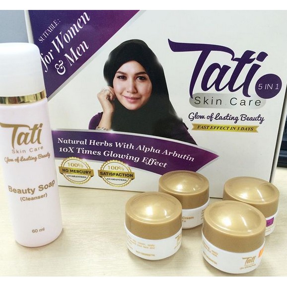 Original Set Tati Skin Care 5 In 1 Shopee Malaysia