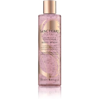Sanctuary Spa Shower Gel, White Lily and Damask Rose Body Wash, Vegan ...