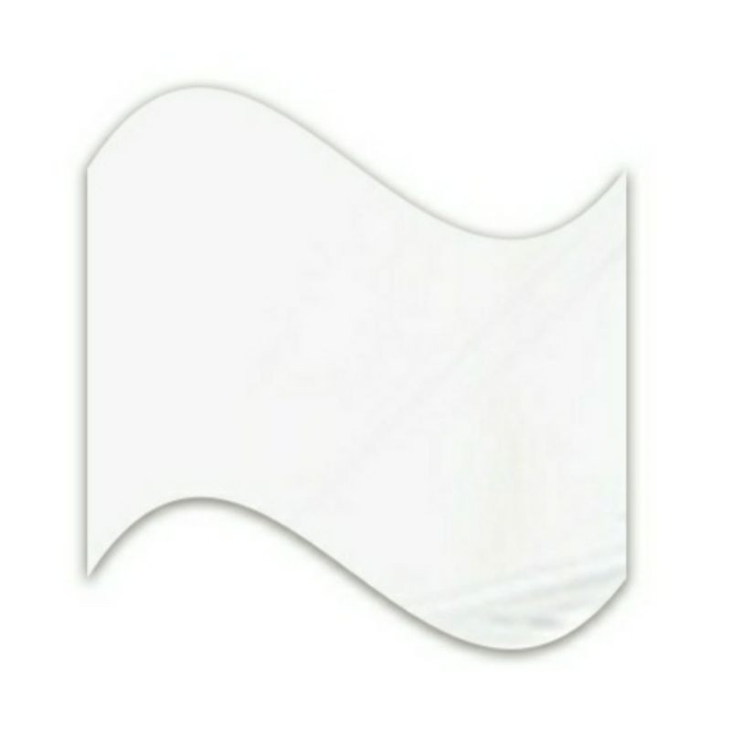 ??SC??20x20cm 3 pcs Mirror Wallpaper Cermin Wall Sticker Adhesive PVC Trendy Home Decor