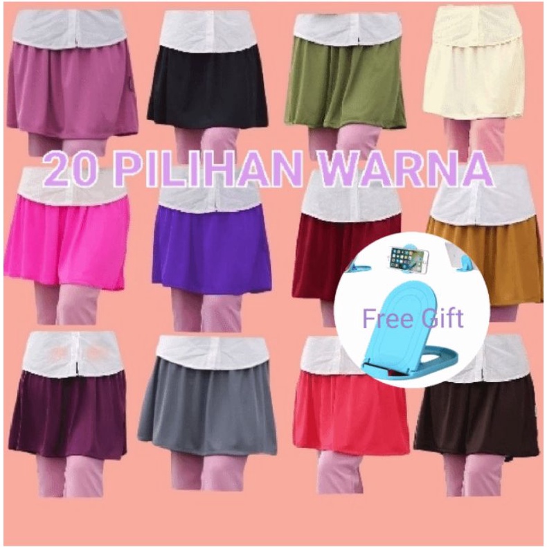 mini skirt muslimah shopee