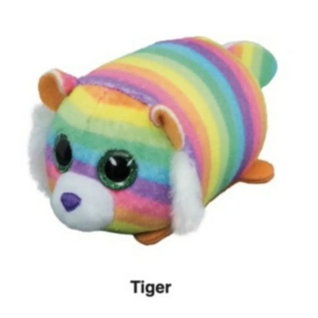 McDonald's Happy Meal Toy Teenie Teeny Tys Tiggy the Tiger #5 Rainbow W/ Dots 