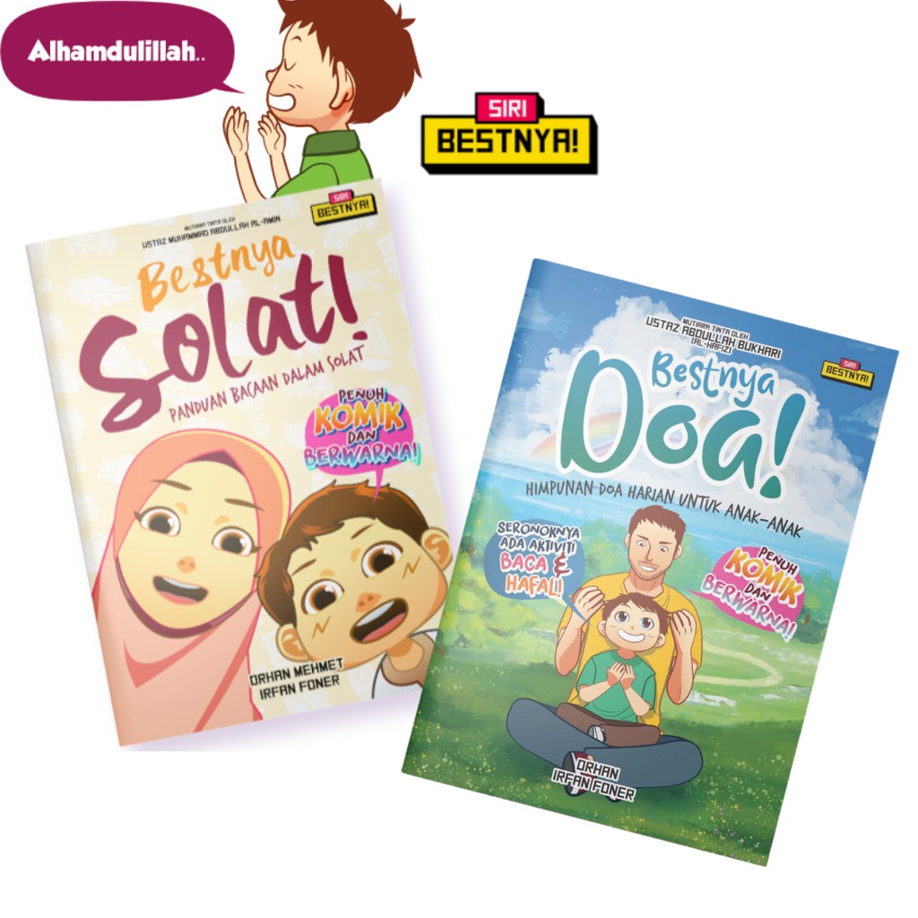 Buku Kombo Siri Bestnya Solat Bestnya Doa Komik Kanak Kanak Irfan Foner ...