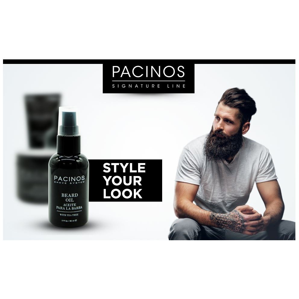 Pacinos Beard Oil For Men 60ml 2 Oz Shopee Malaysia