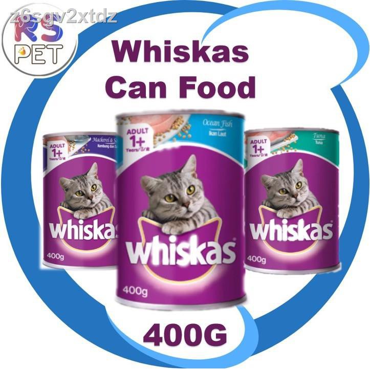 whiskas wet food ✐┋Whiskas Wet Can Food 400g/ Makanan Basah Tin 