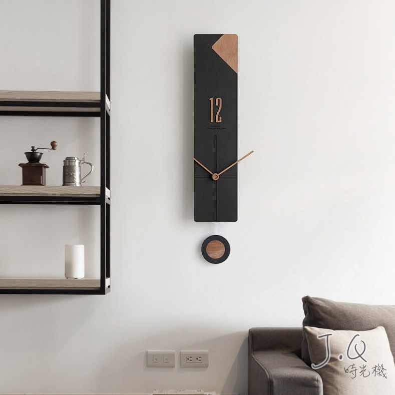 『JQ Time』 Luxury Silent Wall Clock wooden clock Modern Art Nordic elegant clock home decor wall decoration