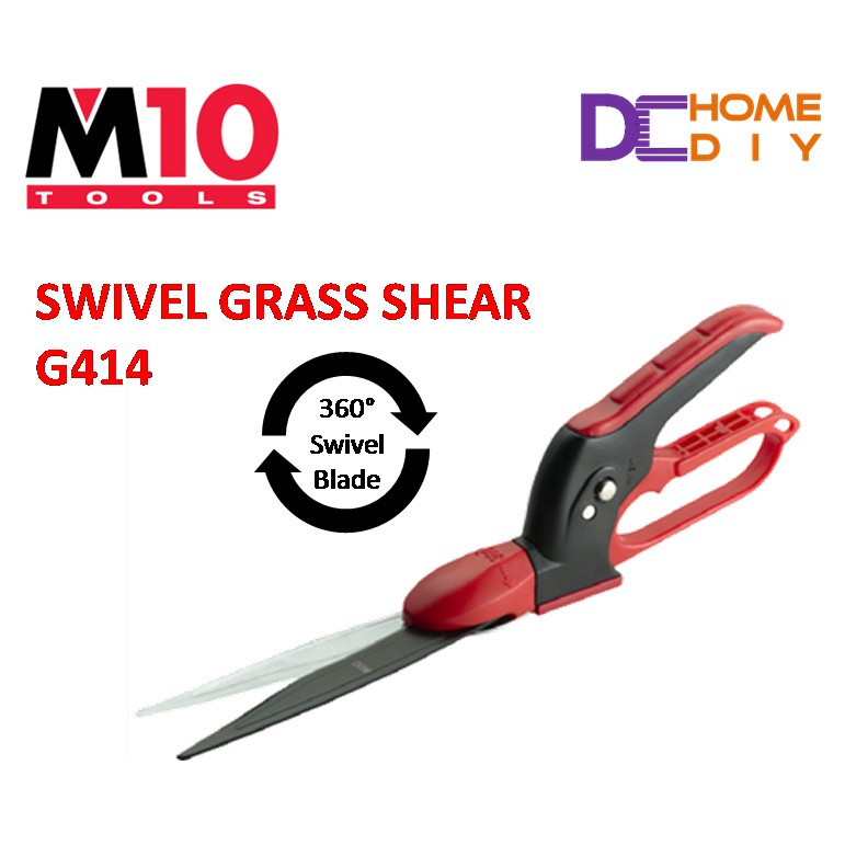 SWIVEL GRASS SHEAR M10 G414 TIGER SHEAR GARDEN SCISSOR CUTTER PRUNE PRUNER 8506 GUNTING RUMPUT