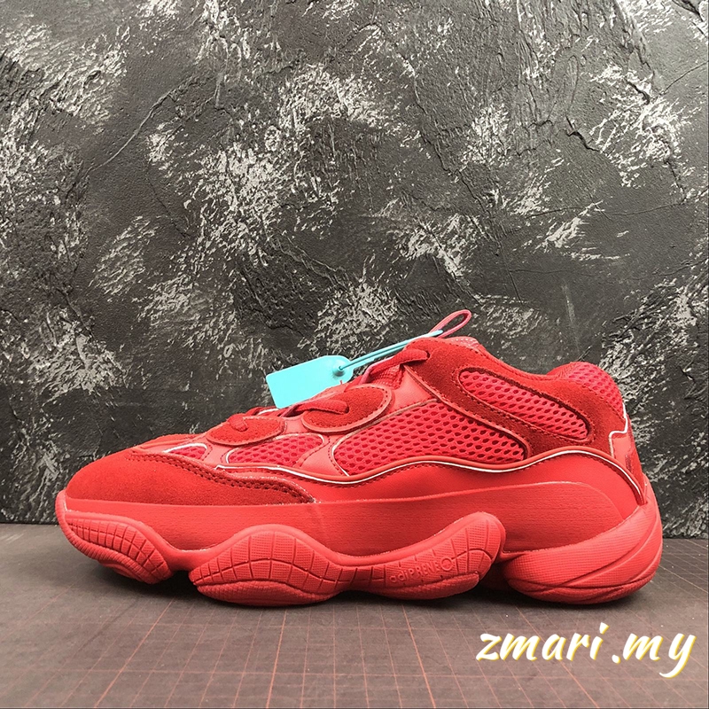red yeezy 500