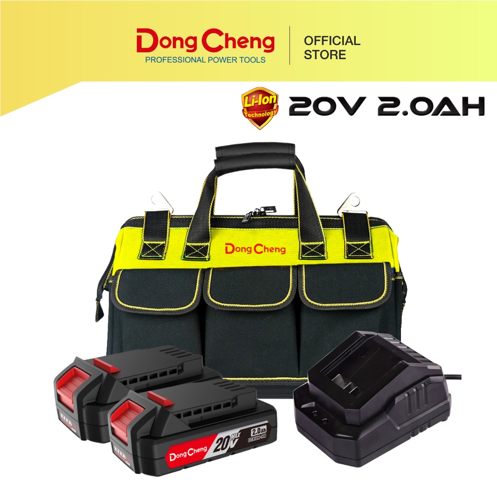 DongCheng 20V Battery Starter Pack FFBL2020 (2.0Ah Battery) | Shopee ...