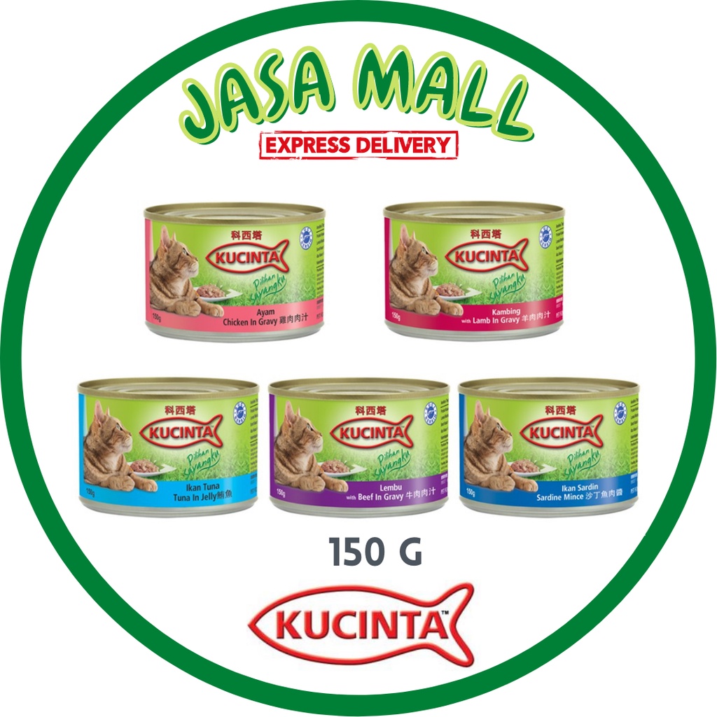 Kucinta Canned Wet Food Cat Food / Makanan Kucing / Cat Wet Food 150g