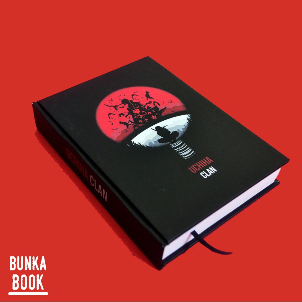 Pocket Book hardcover Anime Naruto Uchiha Clan Size A6 Journal Agenda Planner Gift Couple