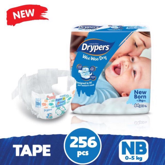 drypers wee wee dry newborn