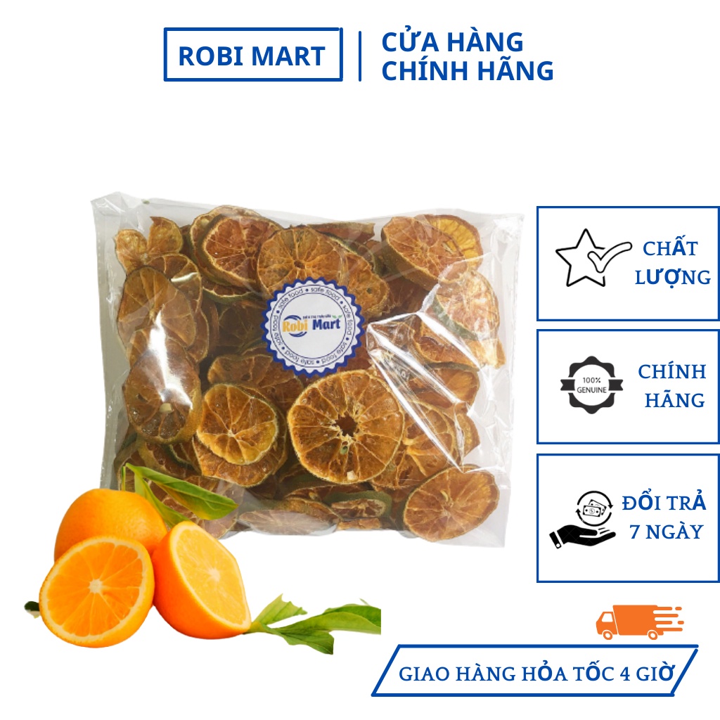 Robimart freeze-dried sliced tangerines 100g pack - Genuine beautiful slices