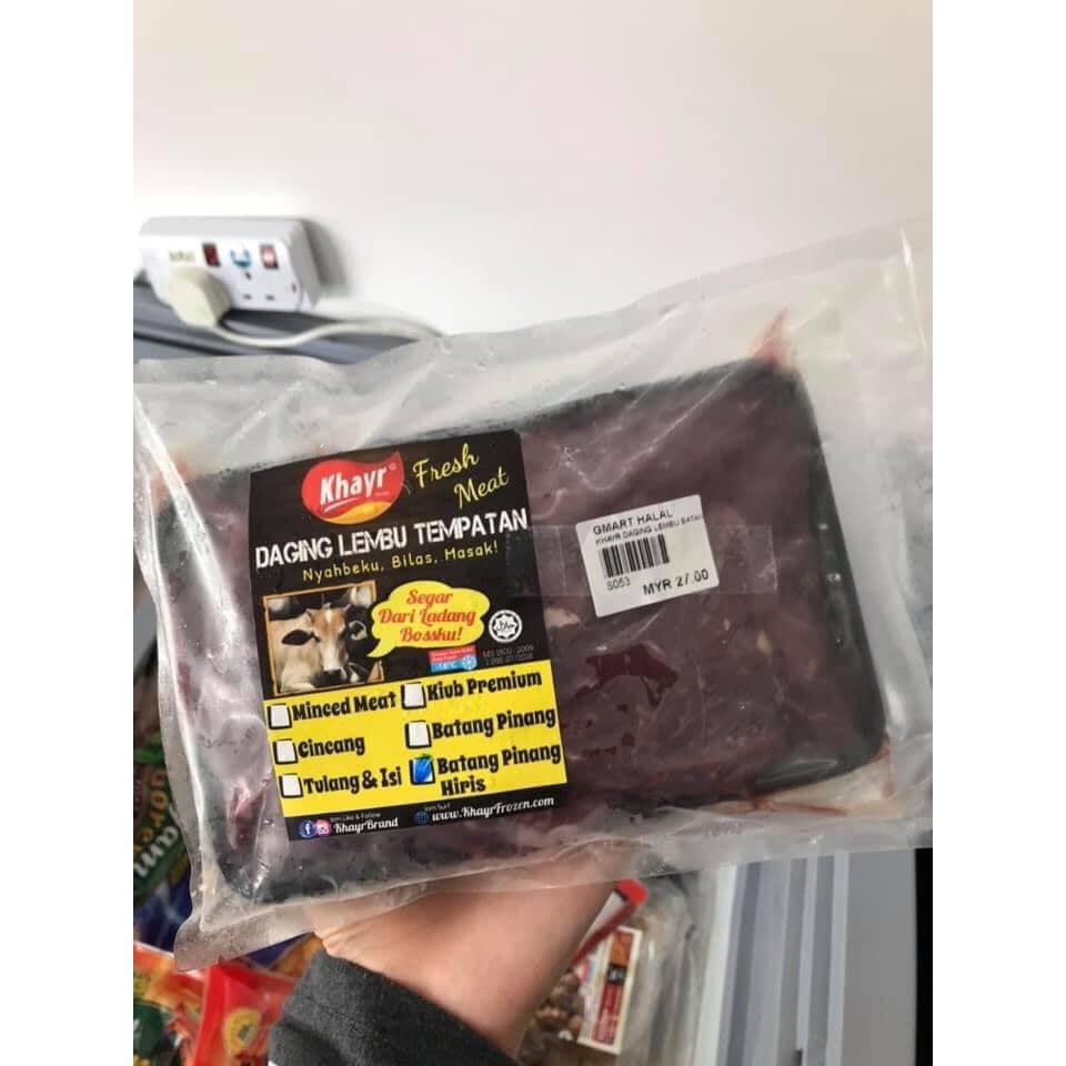 Khayr Daging Lembu Batang Pinang Hiris Delivery To Klang And Shah Alam Only Shopee Malaysia