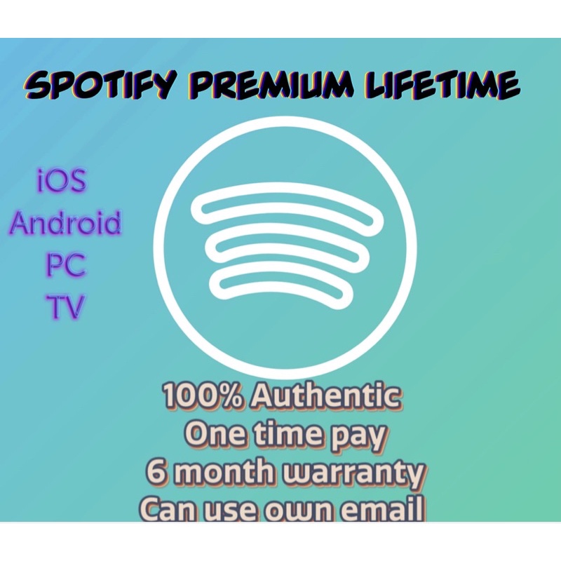Hot Stock Lifetime Gift Card Spotify Premium Upgrade For All Platform Shopee Malaysia