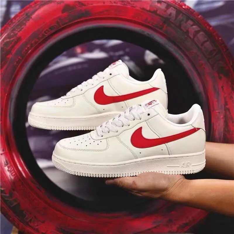 red and white forces mens