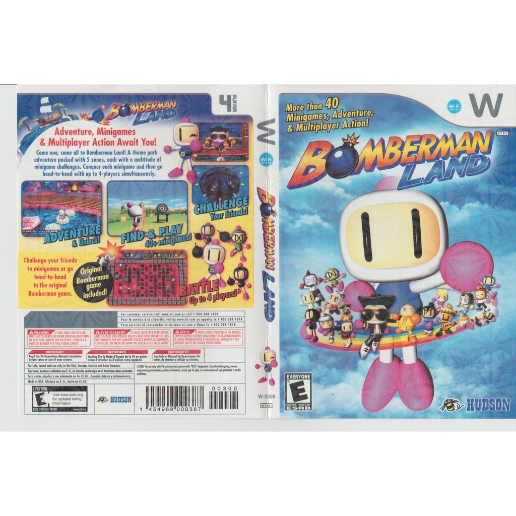 Nintendo Wii Game Bomberman Land Shopee Malaysia