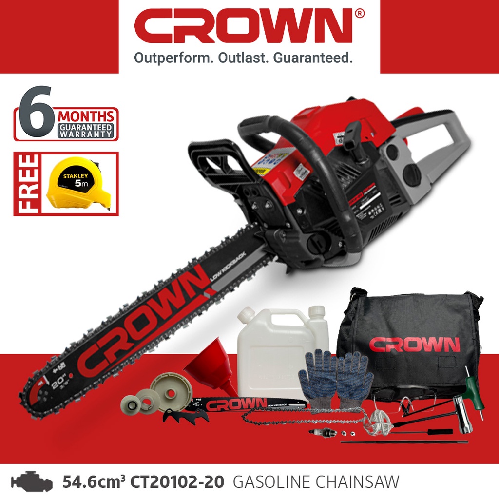 CROWN PROFESSIONAL CT20102-20 Gasoline ChainSaw | Shopee Malaysia