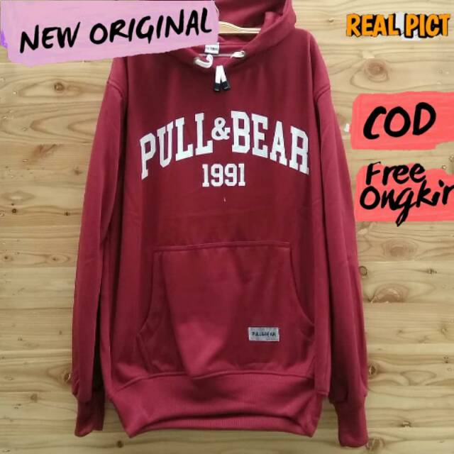 hoodie pull and bear shopee