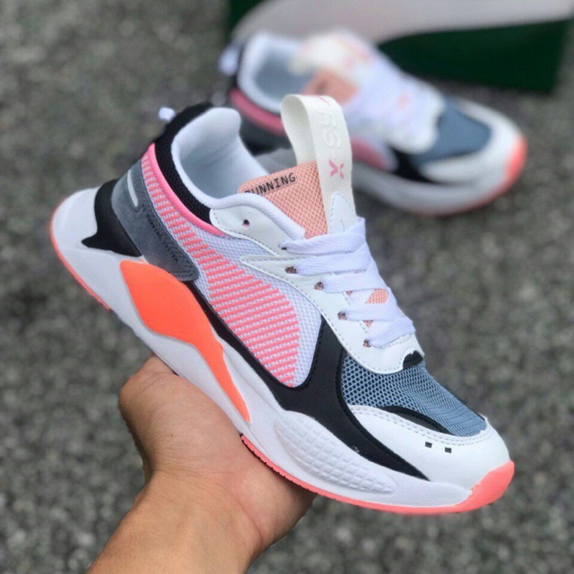 puma rsx black pink