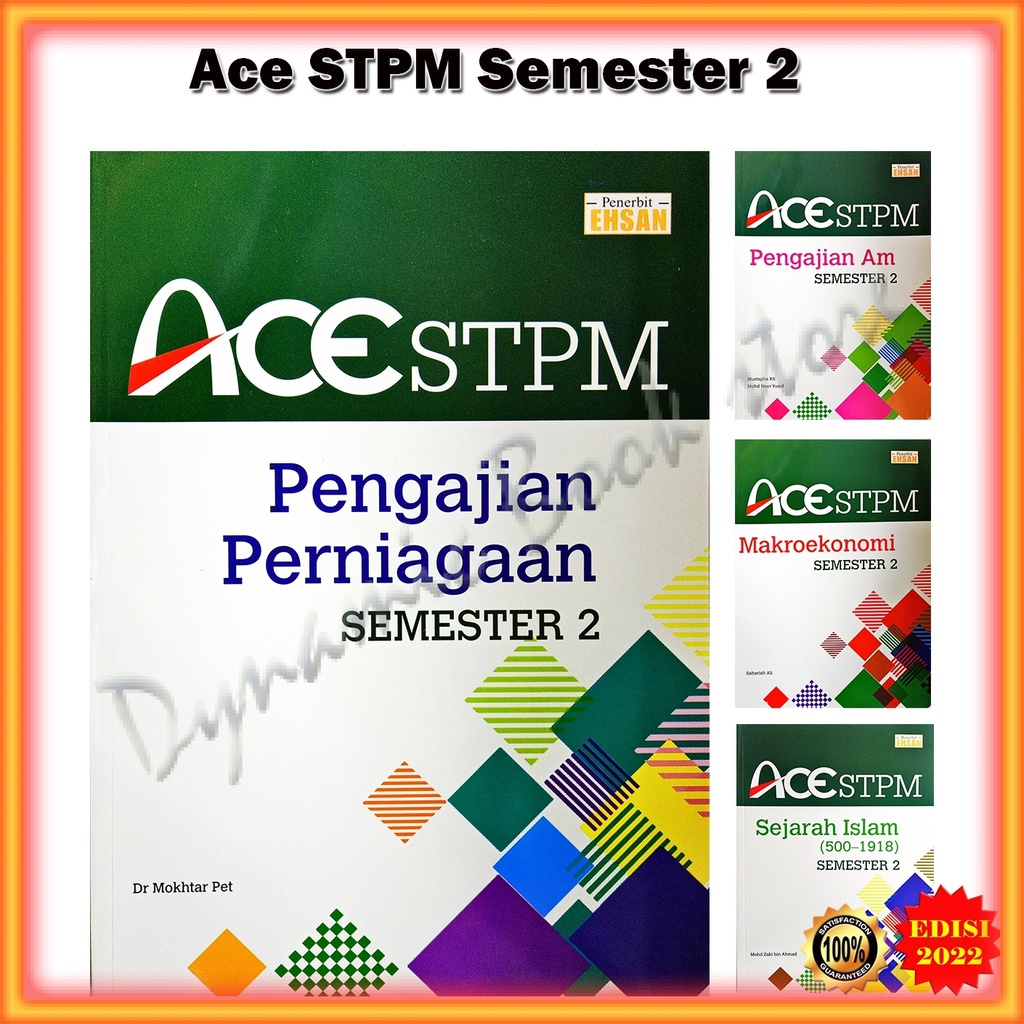 Buy Buku Rujukan Ace Stpm Semester 2 Edisi 2022 Pengajian Am