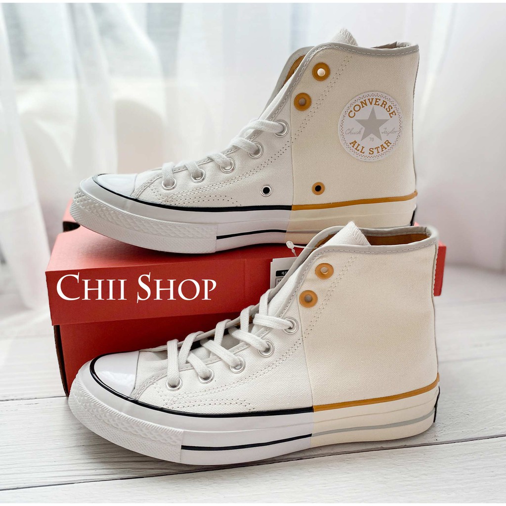 Korea Converse Reconstructed Chuck 70 High Two-color Stitching Silk |  Shopee Malaysia