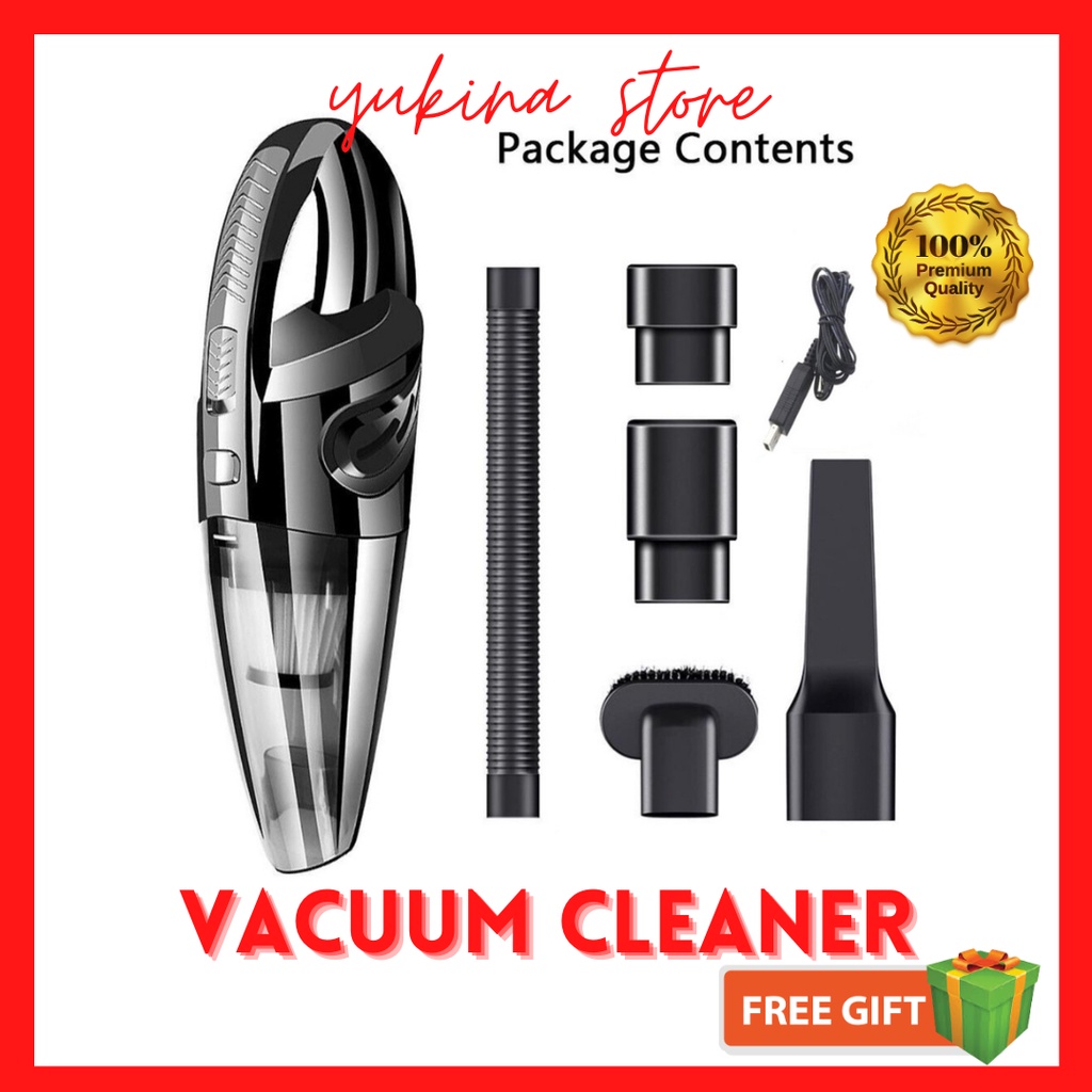 Rechargeable Cordless Wireless Vacuum Cleaner Wet Dry Vacuum & Car