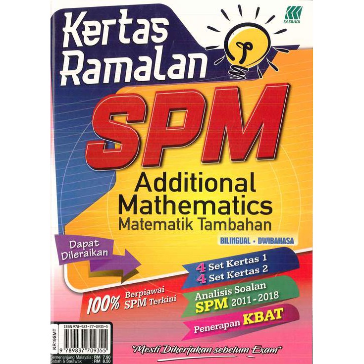 Soalan Ramalan Matematik Spm 2019 - Kunci Ujian